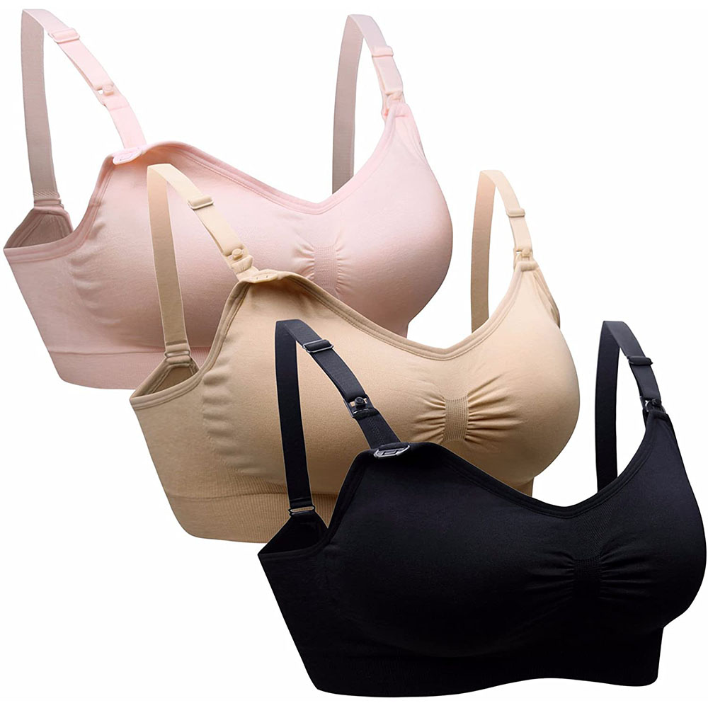 Nursing Bra Clip - สตรีคลอดบุตรพยาบาล Bra Maternal Seamless คลิปลง Push