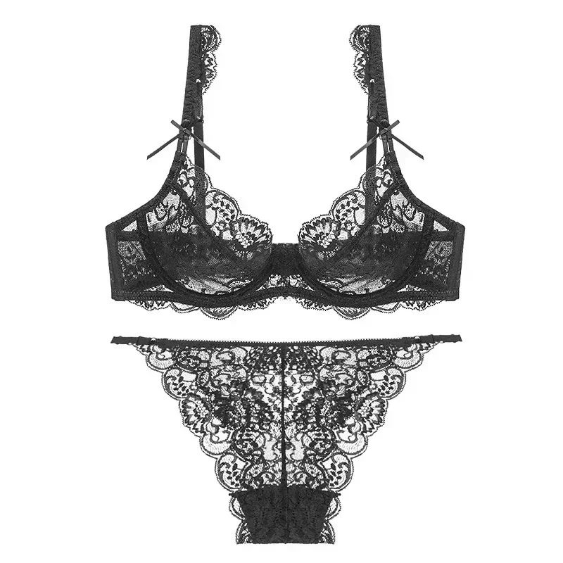 เซ็กซี่โปร่งใส Ultra-thin Lace - Cotton Bra Everyday บทวิจารณ์และราคา