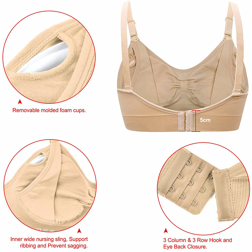 สตรีคลอดบุตรพยาบาล Bra Materna - Nursing Bra Clip บทวิจารณ์และราคา