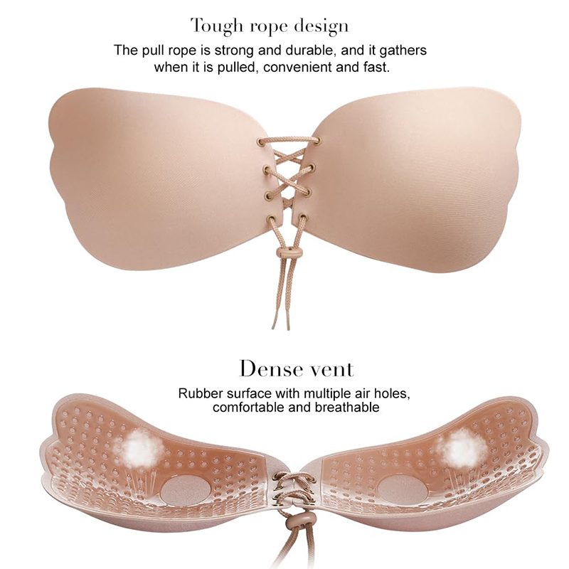 1/2คู่ผู้หญิงฤดูร้อนBackless B - Minimizer Bra Women บทวิจารณ์และราคา