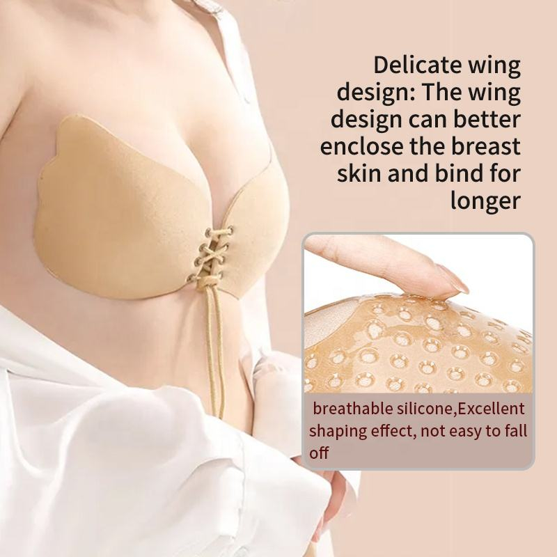 เทปซิลิโคนลาเท็กซ์แบบมีปีก รูป - Strapless Bra Adhesive บทวิจารณ์และราคา