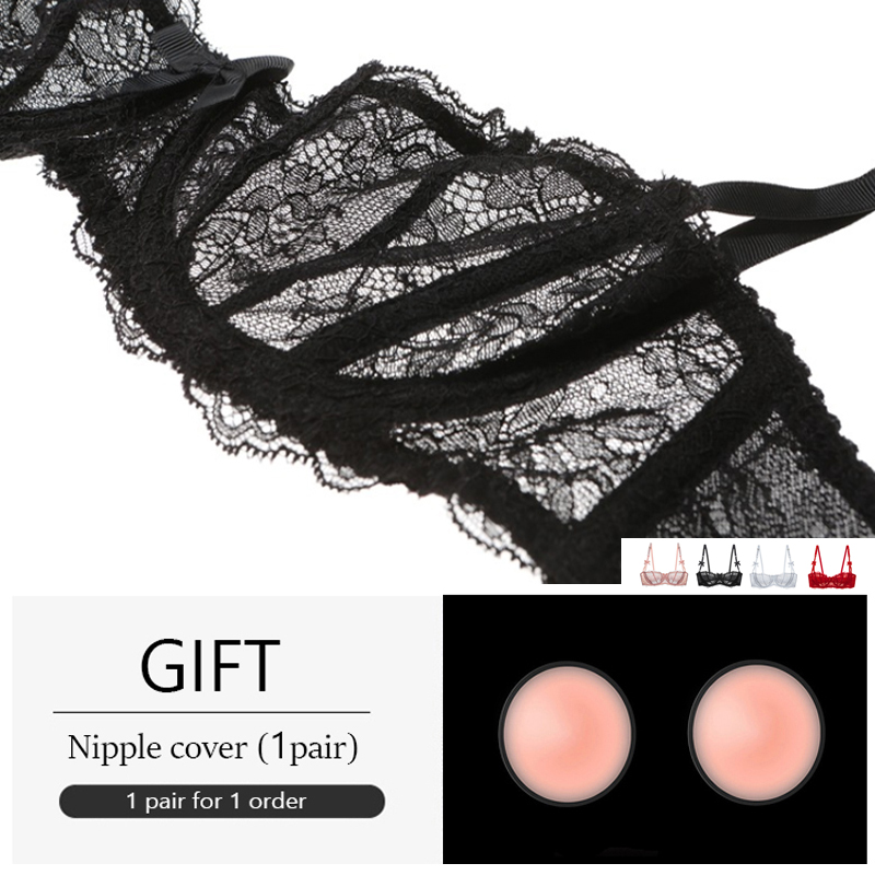 ครึ่งถ้วย Bras สําหรับผู้หญิงช - Demi Bra Balconette บทวิจารณ์และราคา